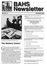BAHS Newsletter No 14 - December 2002
