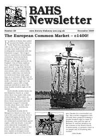 BAHS Newsletter No 28 - January 2009