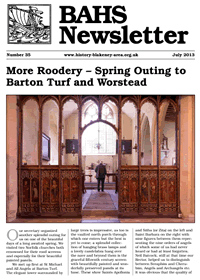 BAHS Newsletter No 35 - July 2013