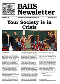 BAHS Newsletter No 38 - January 2015