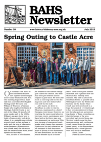 BAHS Newsletter No 39 - July 2015