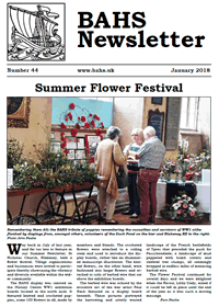 No 44 - January 2018 BAHS Newsletter No 44 - January 2018