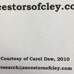 Ancestors of Cley