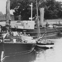 Blakeney Quay Lighter And Comet Moored at High Quay