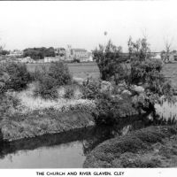 Cley Postcard. The Church and River Glaven